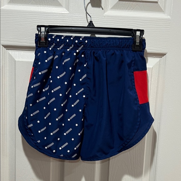 Nike Red and Navy Tank Top & shorts set Girls size small Patriotic 4th of July - Picture 5 of 6